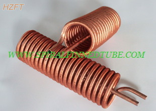 Liquid Cooling and Heat Exchangers Copper Tube Coil Tin plating Finned Coil