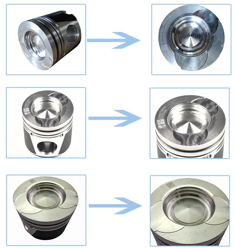 HOWO Heavy Duty Truck Parts with SGS Certification Vg1560037011 Genuine Piston