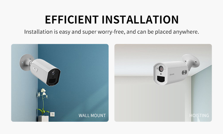 Glomarket Tuya Weatherproof Outdoor Security IP Camera Night Vision Motion APP Control Wireless Wifi Cctv Camera