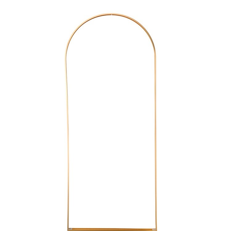 Extruded Arch Wall Mirror Aluminium Frame For Home Decor Brushed