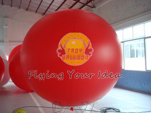 Supply Bespoke Large Red Inflatable Advertising Balloons with UV protected