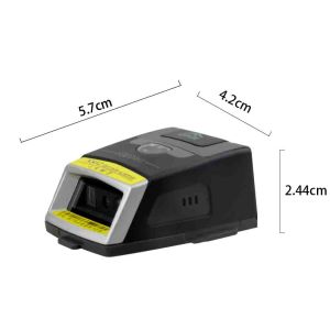 Wireless IP65 1D 2D Wearable Bluetooth Barcode Scanner
