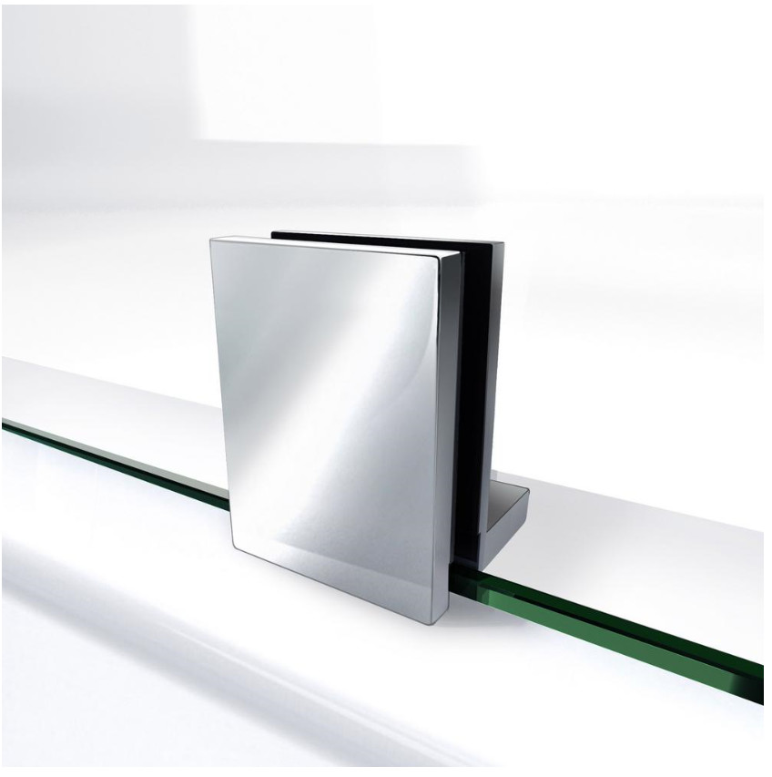 Frameless Hinge Tempered Glass Shower Enclosure Square Glass Shower Cabin