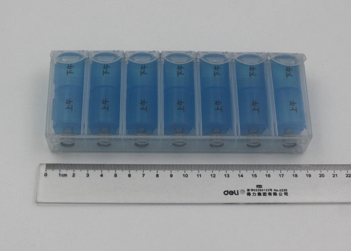 Travel Pill Case Organizer , Transparent Plastic Pill Box For Children