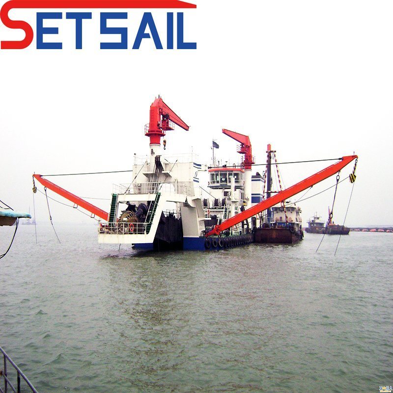 Diesel Engine hydraulic Pump Cutter Suction Dredger with Booster Station