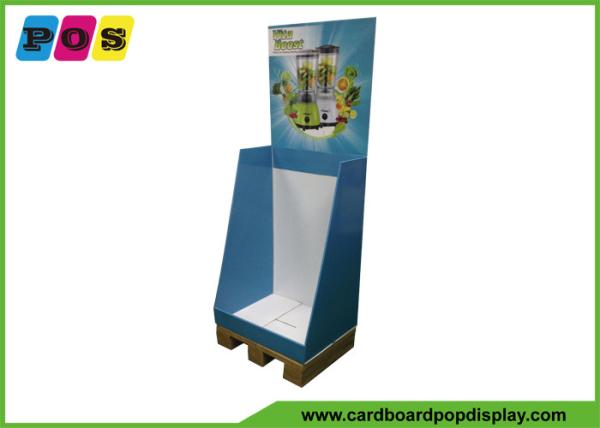 Europe Quarter Pallet Retail Display Bins , 60x40cm Dump Bin Display For Blender