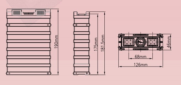 Lightweight Prismatic Lithium Ion Battery For Electric Bicycle / Boat / Scooter