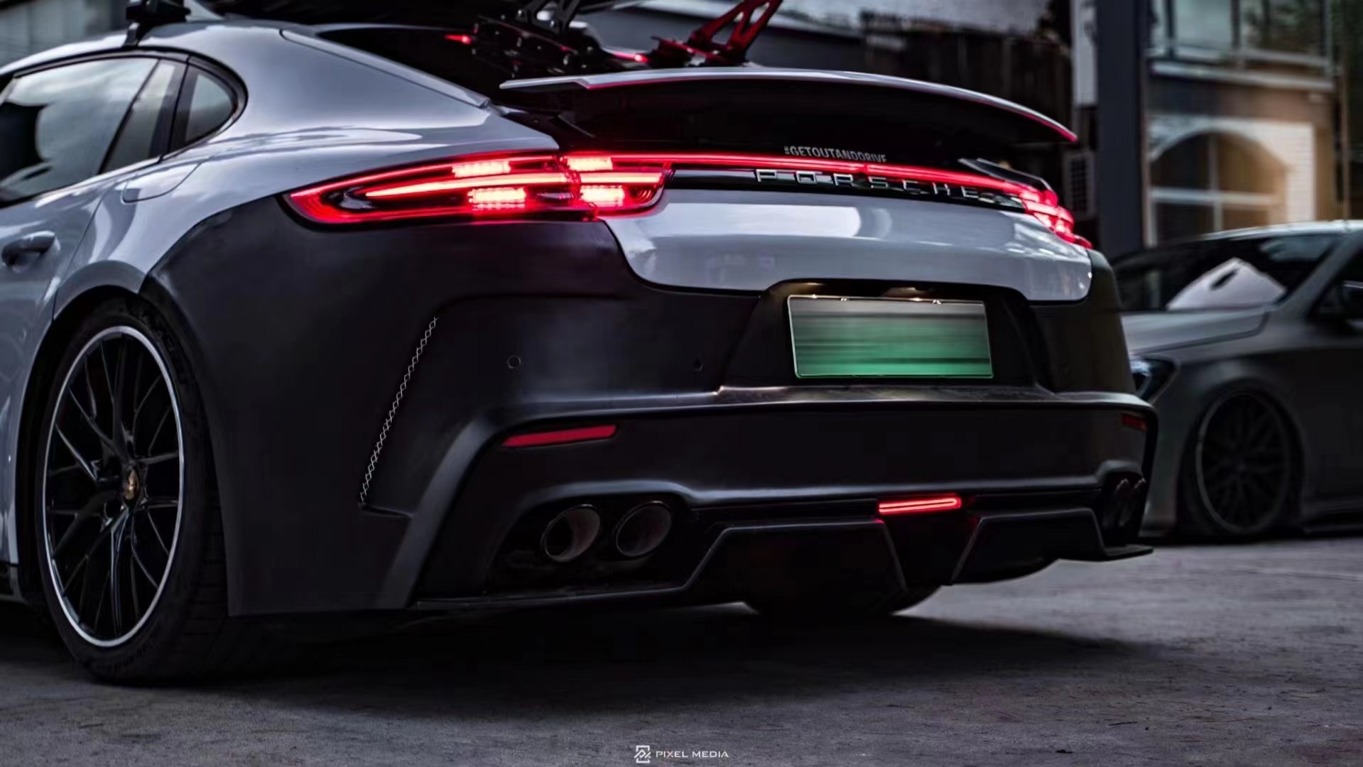For Porsche Palamela 971 Body Kit 971 Upgraded ATR Style Front and Rear Bumper Side Skirt Body Kit
