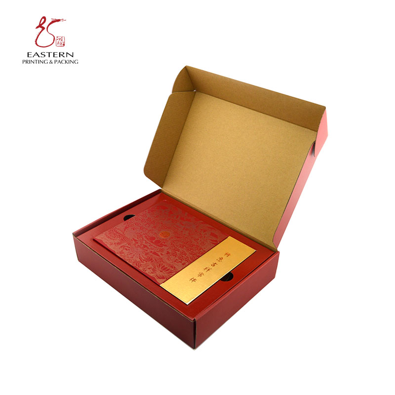 Tuck Top Corrugated Cardboard Shipping Boxes Custom Colored Printing