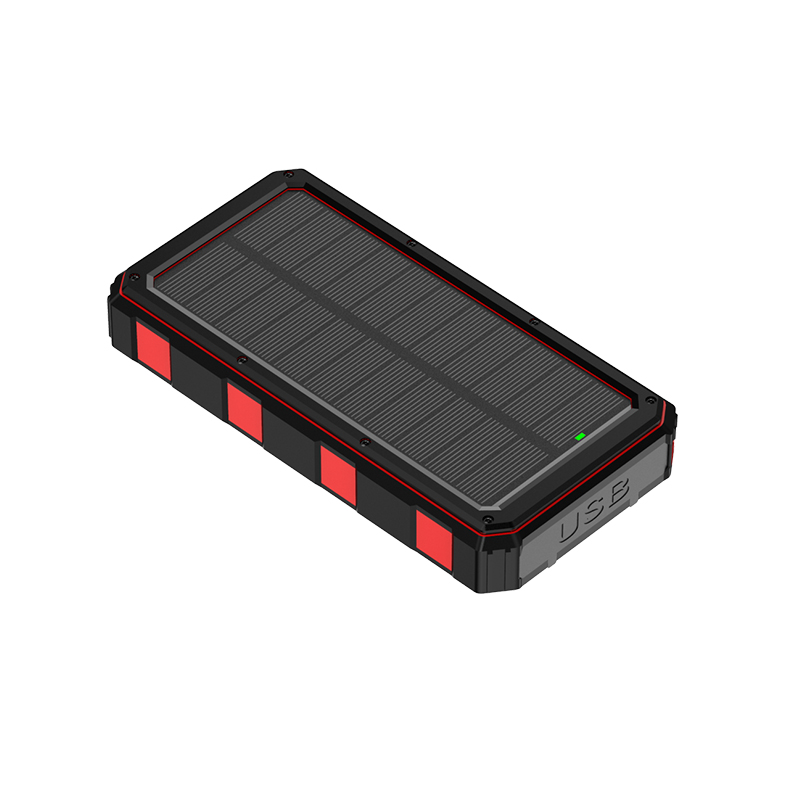 Over-discharging Protection 20000mah Li-Polymer Battery Solar Power Bank for Cell Phones
