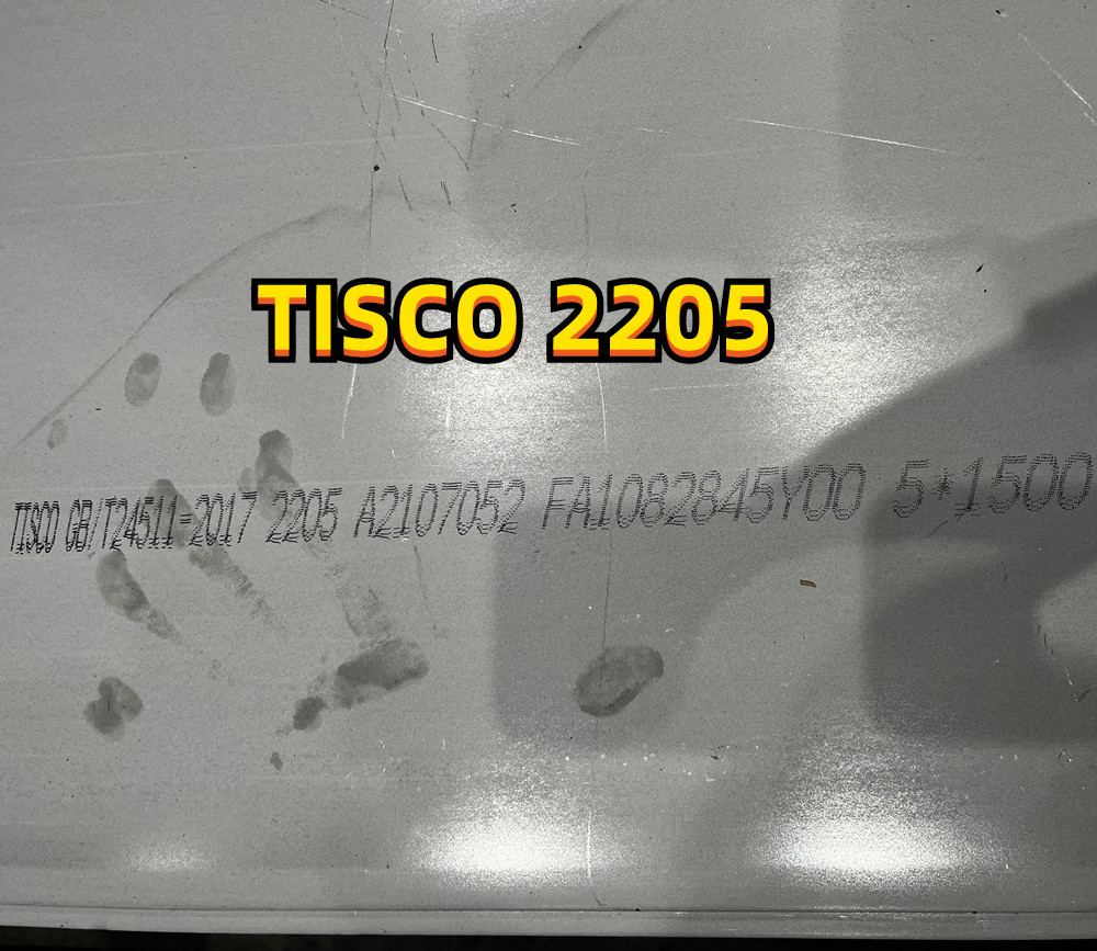 S31803 () 00Cr22Ni5Mo3N 2205 duplex ss sheet 1.0*1220*2440mm 2B Surface