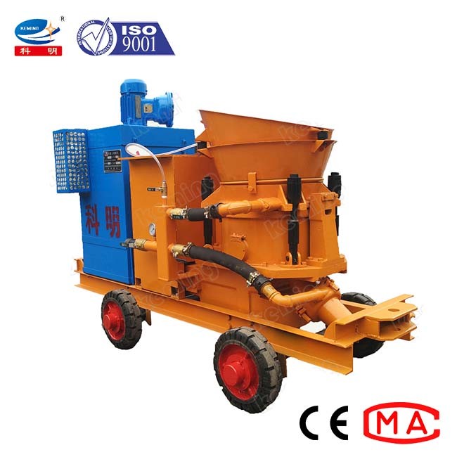 Dry Ready Mix Concrete Spray Shotcrete Machine 0.5mpa Pressure For Coal Mine