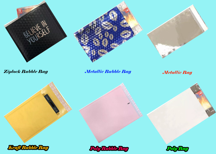 Premiumization Co Extruded Poly Bubble Mailers , Padded Plastic Bubble Mailer