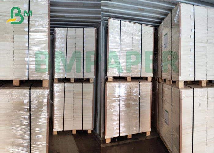bleached uncoated board