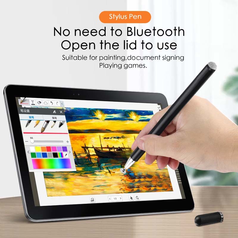 Stainless Steel Rechargeable Stylus Pen Laser Active Stylus For Ipad Tablets