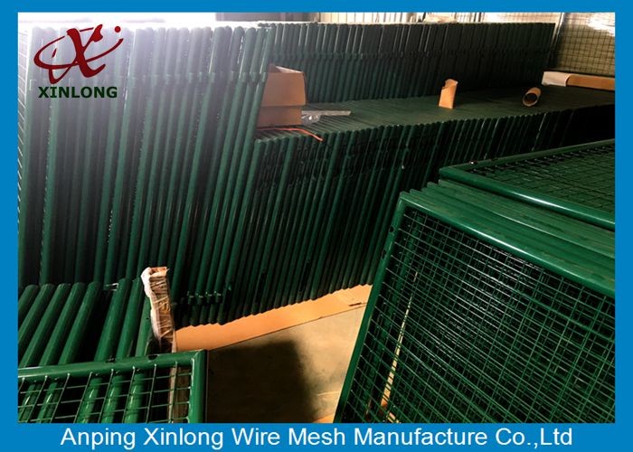Beautiful Design Welded Fence Gate Iron Wire Material Convenient Installation