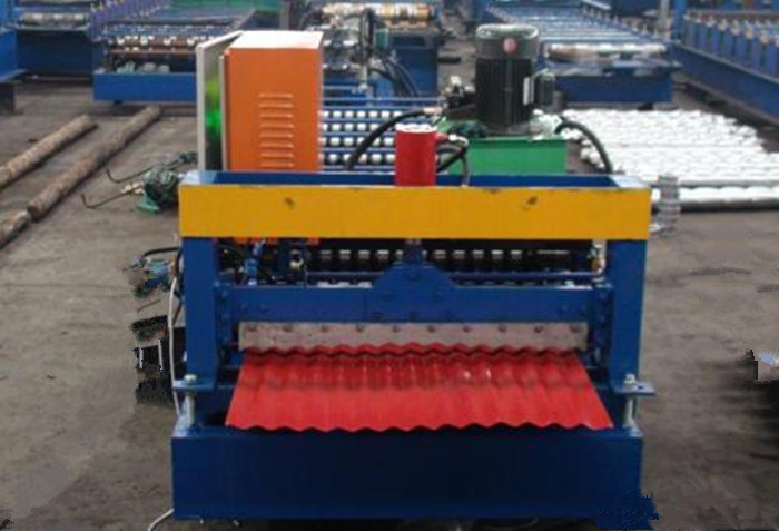 380V Electrical Corrugated Roll Forming Machine For 850mm Width Roofing Sheet