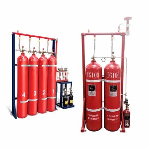 80L IG100 Fire Suppression System Cylinder Volume CCC 15MPa