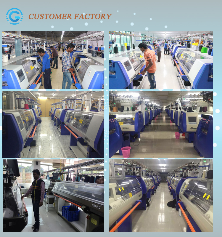Three System Auto Cotton Yarn 3.5G Blanket Knitting Machine