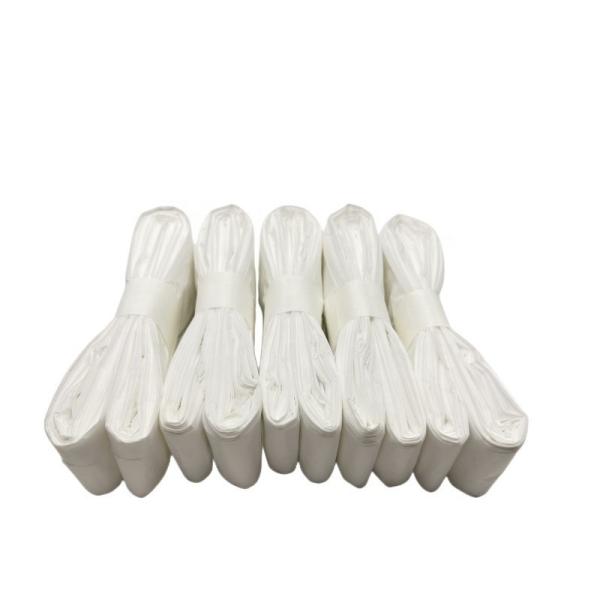 Leak Proof White Plastic Trash Bags Household Biodegradable Plastic Trash Bags