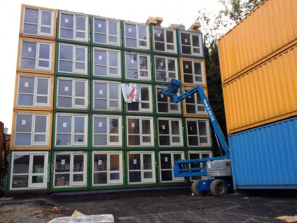 Home Vacation Expandable 40ft Steel Structure Flat Pack Containers