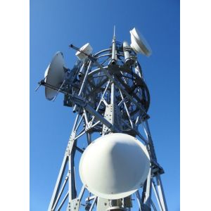 Professional Drawing Triangular Antenna Tower Radome Material Telecom Lattice