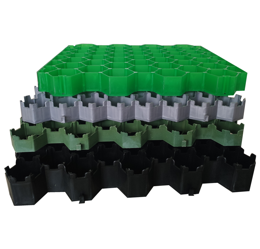 38mm-70mm Height Plastic Interlocking Gravel Grass Paving Grid for Strengthening Soil