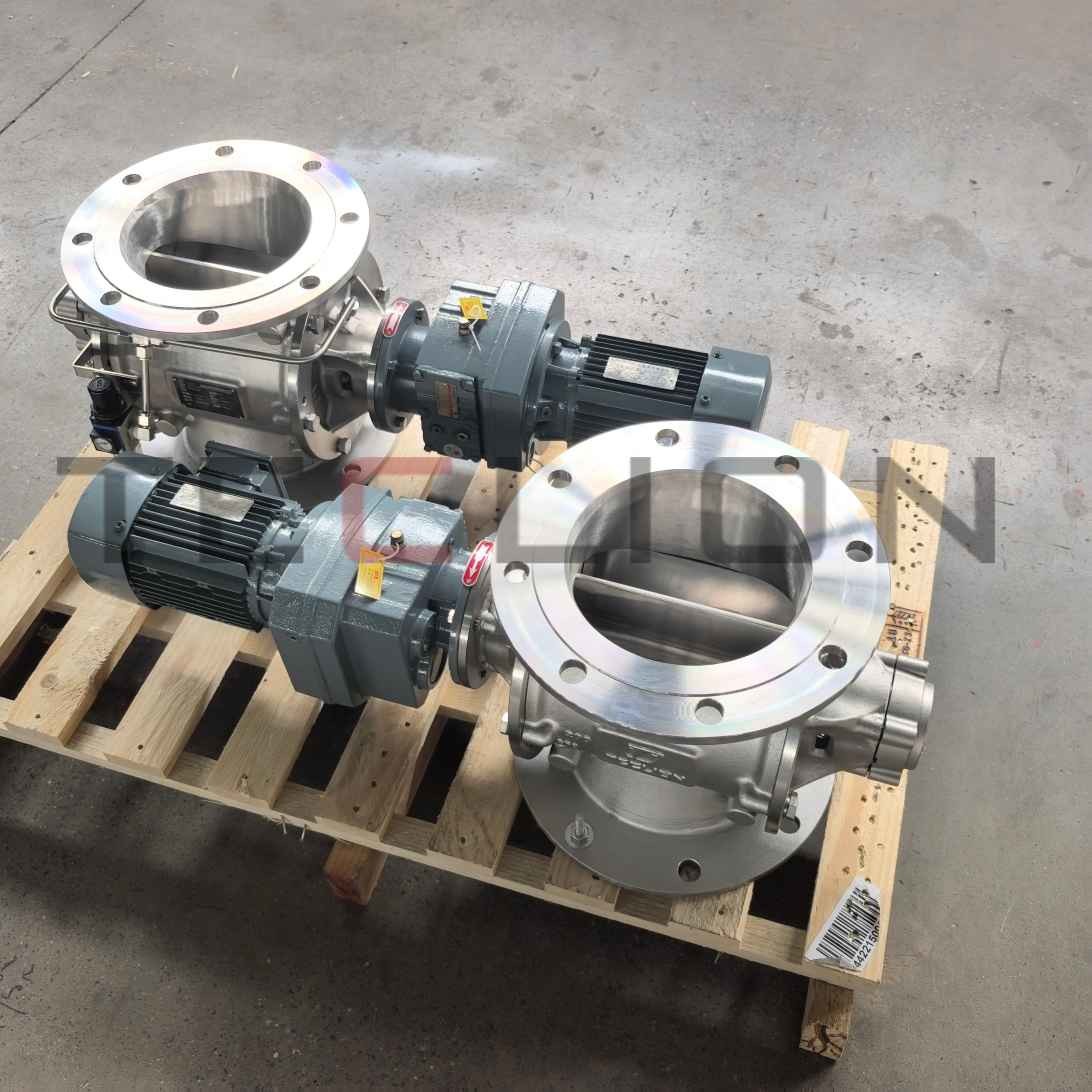 Rotary Valve For Conveying Calcium Carbonate Material