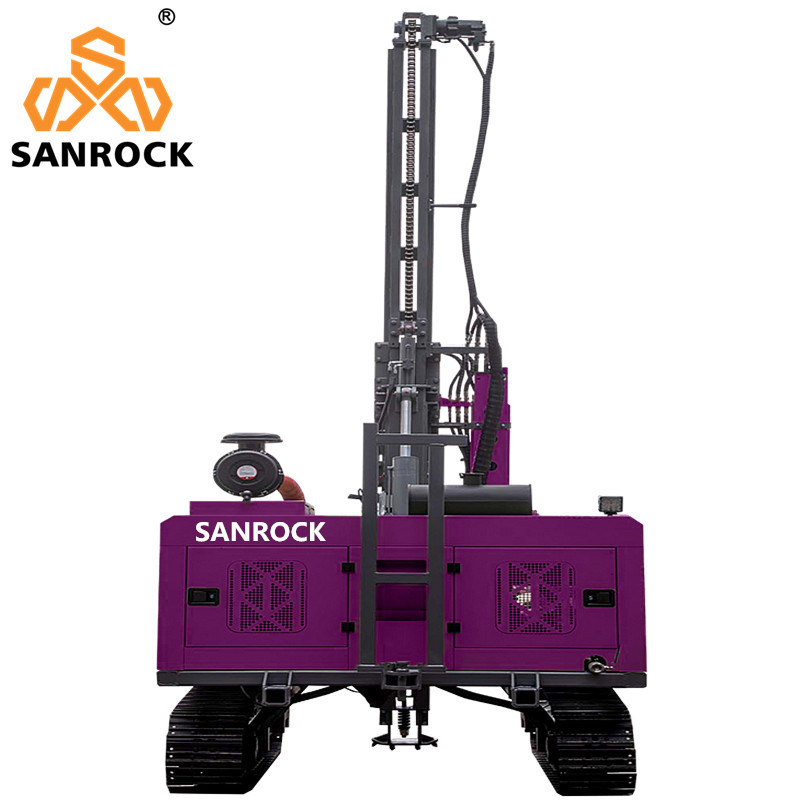 110kw Ground Pile Driving Equipment Solar Pile Driver Machine Hydraulic Pile Drilling Rig