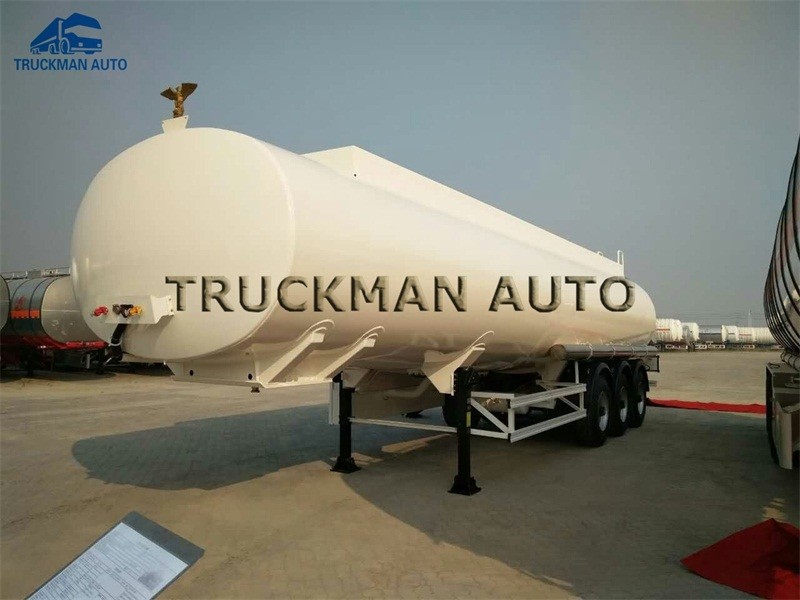 High Strength Oil Tank Trailer Overall 12,500x2,500x3,800mm Anti Corrosive Painting