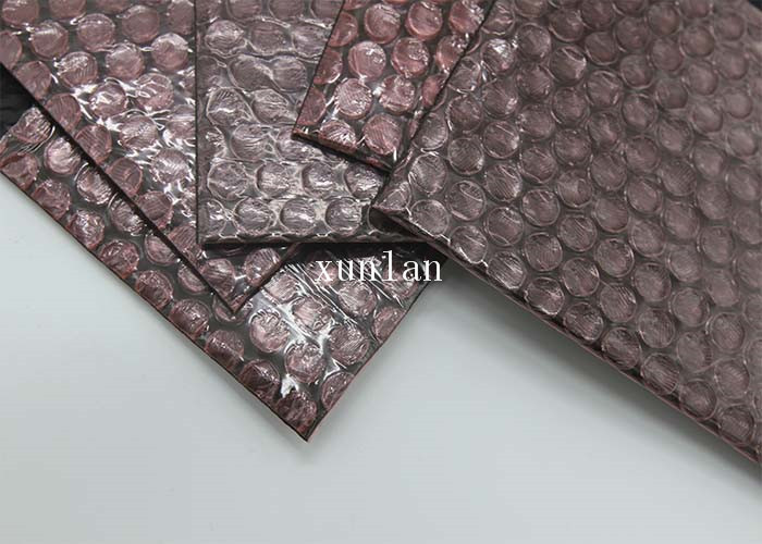 Matte PE Film Composite Black Padded Envelopes With Air Bubbles Inside