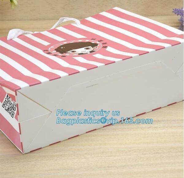Full printed Luxury Paper Gift Bags Paper Carrier Bag Party Bag with Rope HandlesPersonalized Large Luxury Gift Shopping