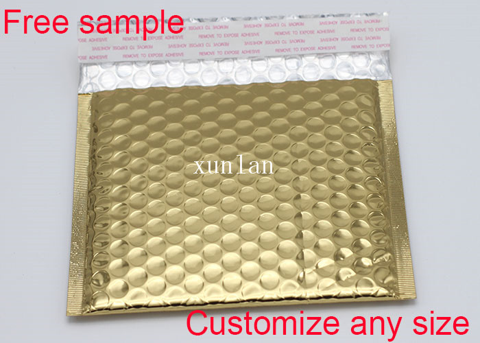 Multiple Colors Metallic Padded Envelopes Gloss Self Adhesive With 2 Sealing Sides