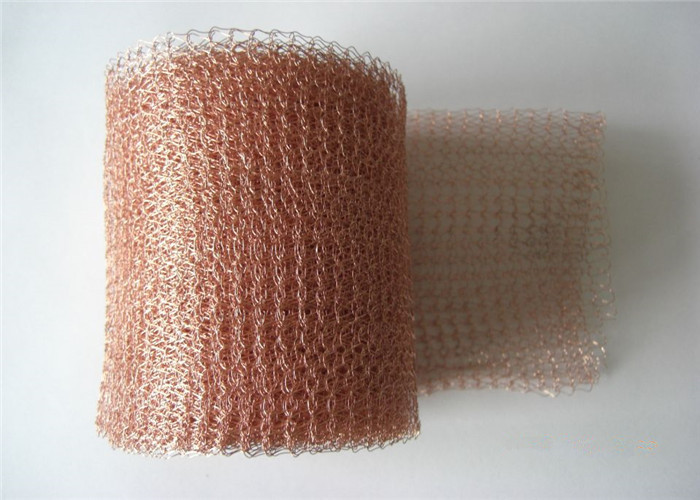 99.9% Copper Knitted Mesh Roll 10ft 20ft 6inch For Pest Control