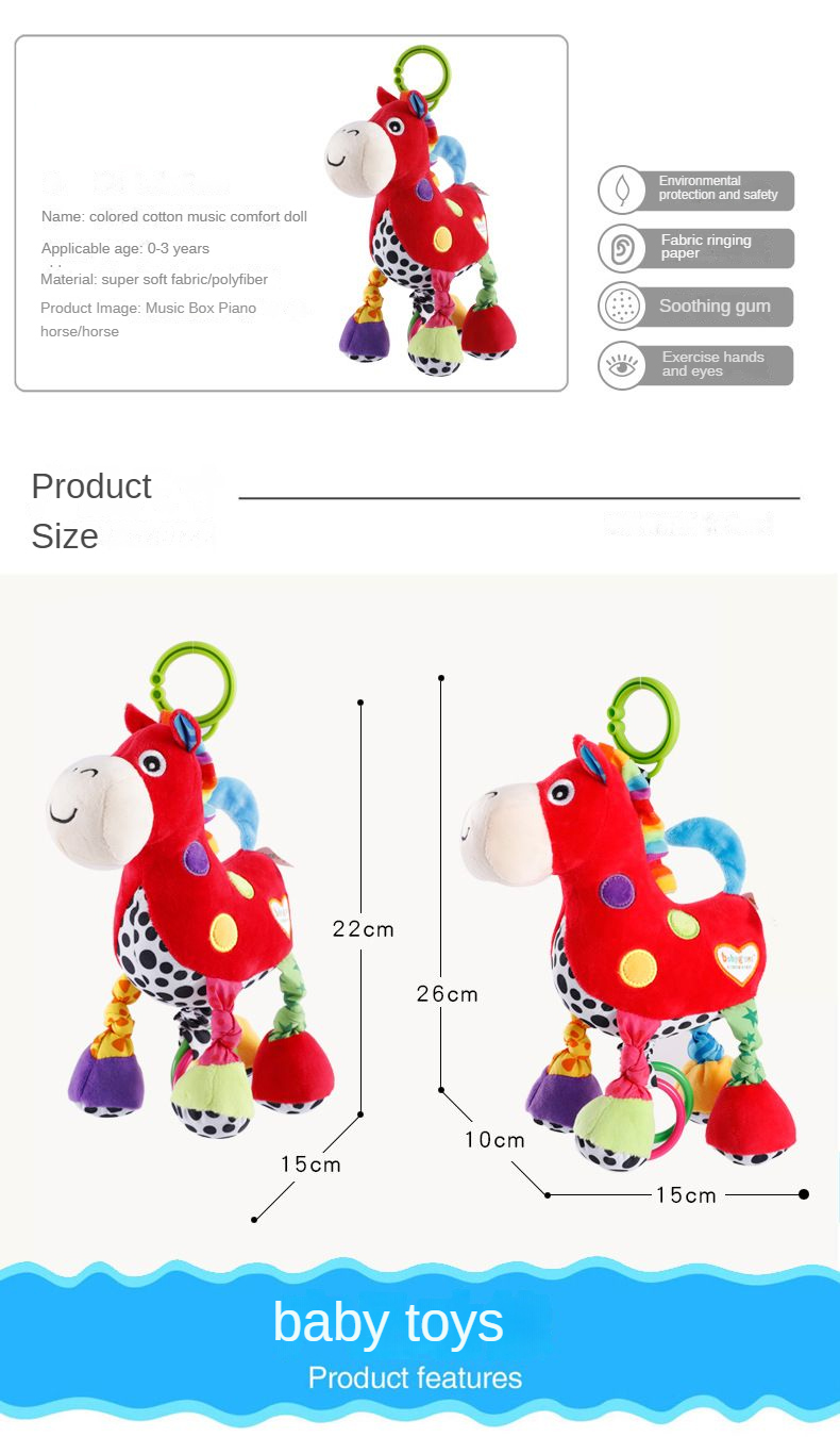18cm-34cm Baby Plush Toy Soft Plushie Music Talking Plush Toy Lightweight