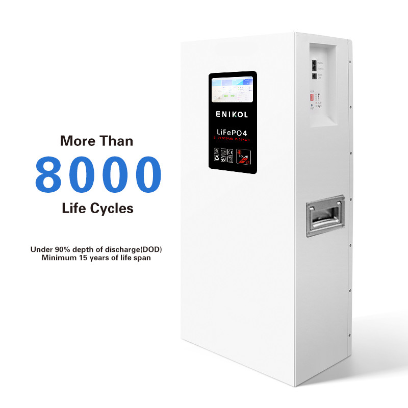 48V Lithium Battery 300AH with Touchable Screen 51.2v 15kwh Wall Mounted/Floor Standing