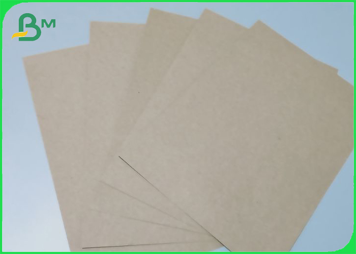 80G 90G Craft Linerboard For Box & Carton Yellow Brown Wood Pulp