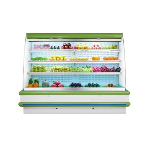 Supermarket fruit multi deck open display plug-in refrigerator plug in type open