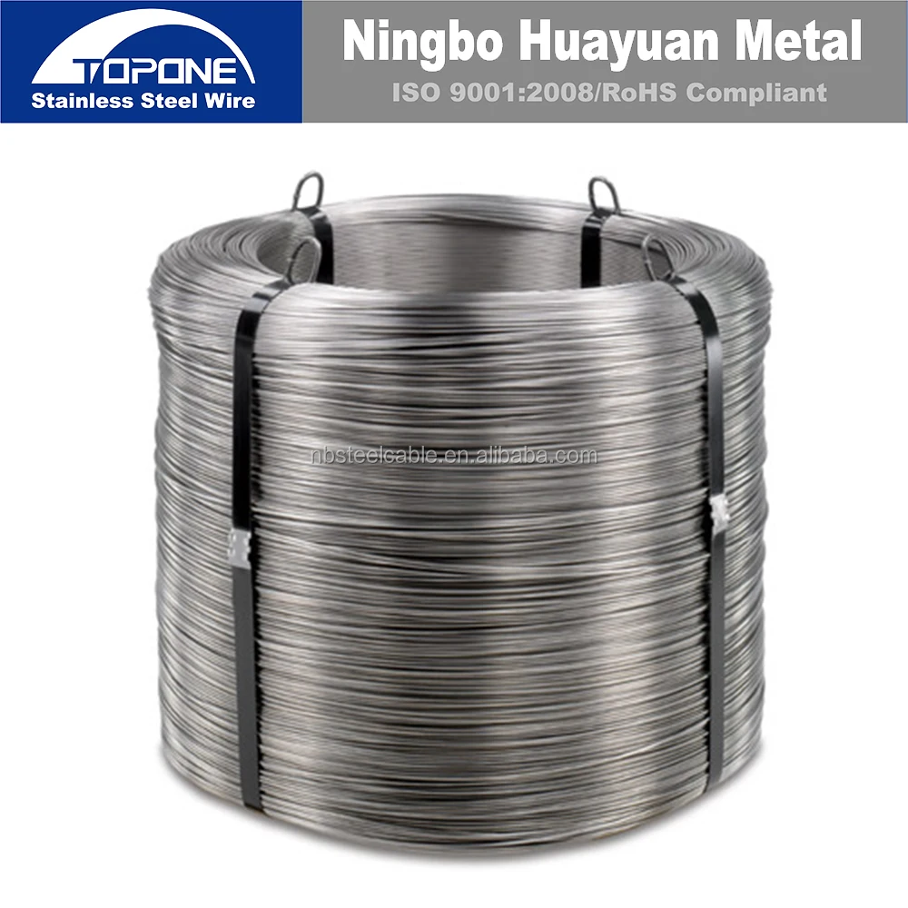 Cold Drawn Bright Stainless Steel Spring Wire Diameter 0.15mm - 12mm