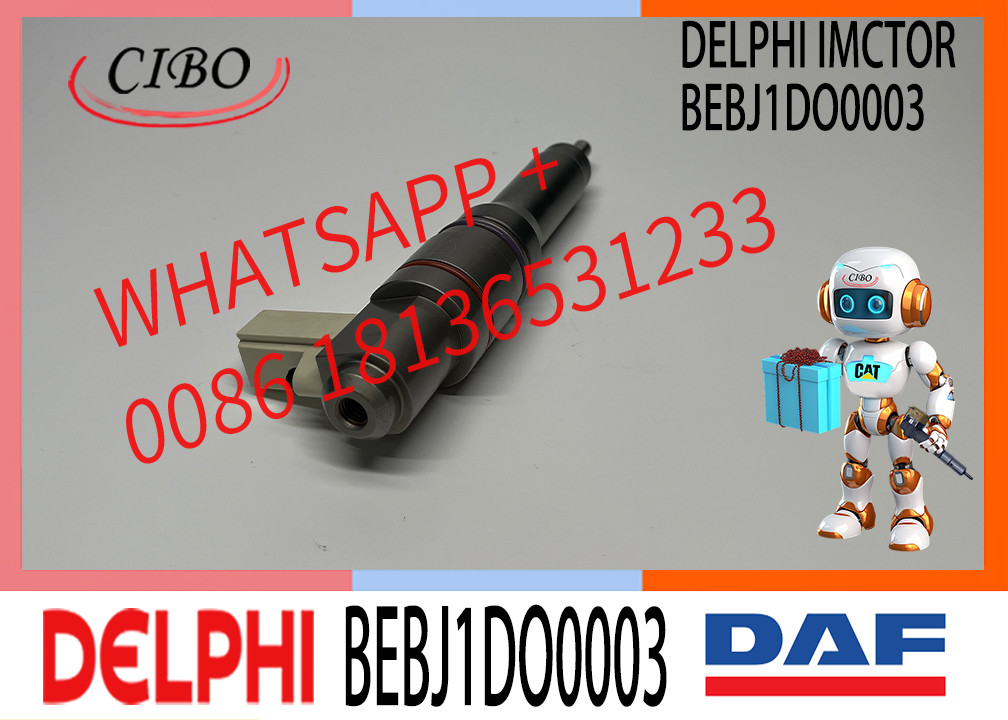 Diesel Fuel Injector Common Rail Parts Injector BEBJ1DO0003 1972591 BEBJ1DO1104 1972590 For VOL-VO