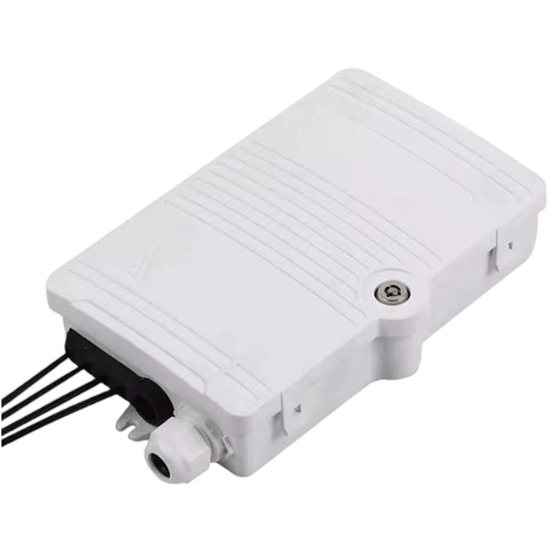 4Port Fiber Optic Terminal Box SC UPC SX SM White IP66 For Telecommunication