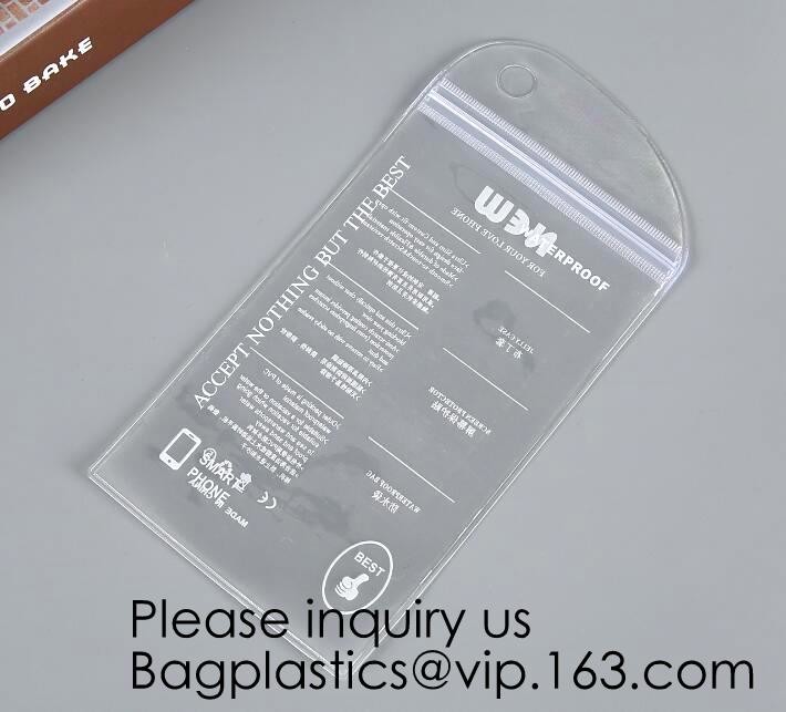 Personalized Transparent Waterproof PVC Plastic Wet Underwear Zip lockk Packing Bag,Simple Design Pvc Makeup Bag Women Zip