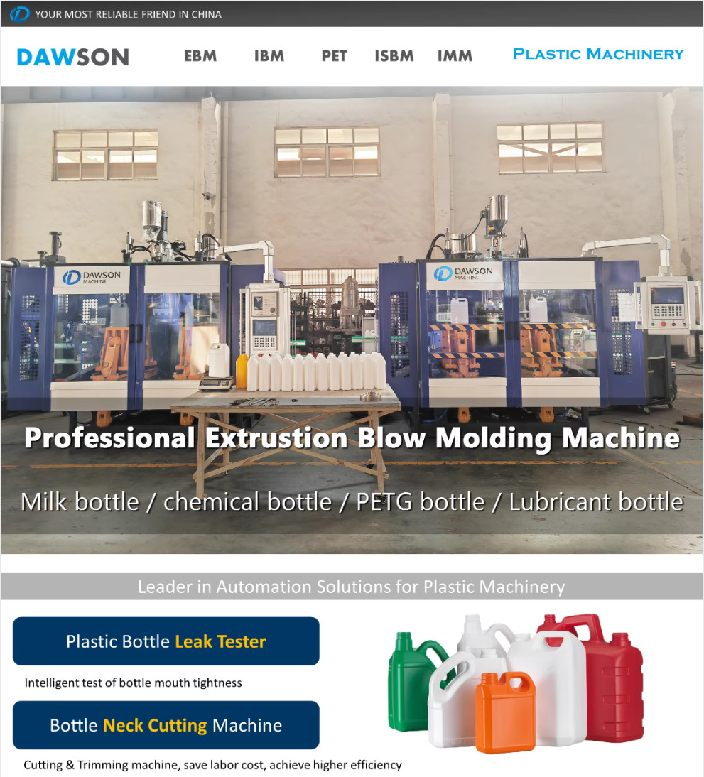 Fully Automatic Extrusion Blow Molding Machine 20L Double 3 Layer Chemicals Fuel Tanks Jerry Can Making