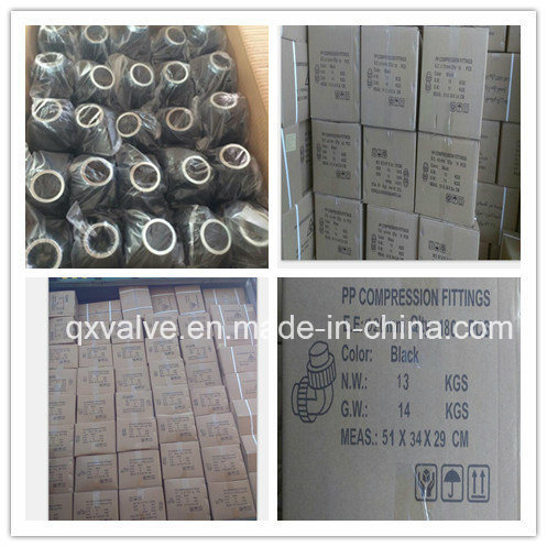 PP Compression Fitting Pipe Coupling Joint Female Adapter 63mm