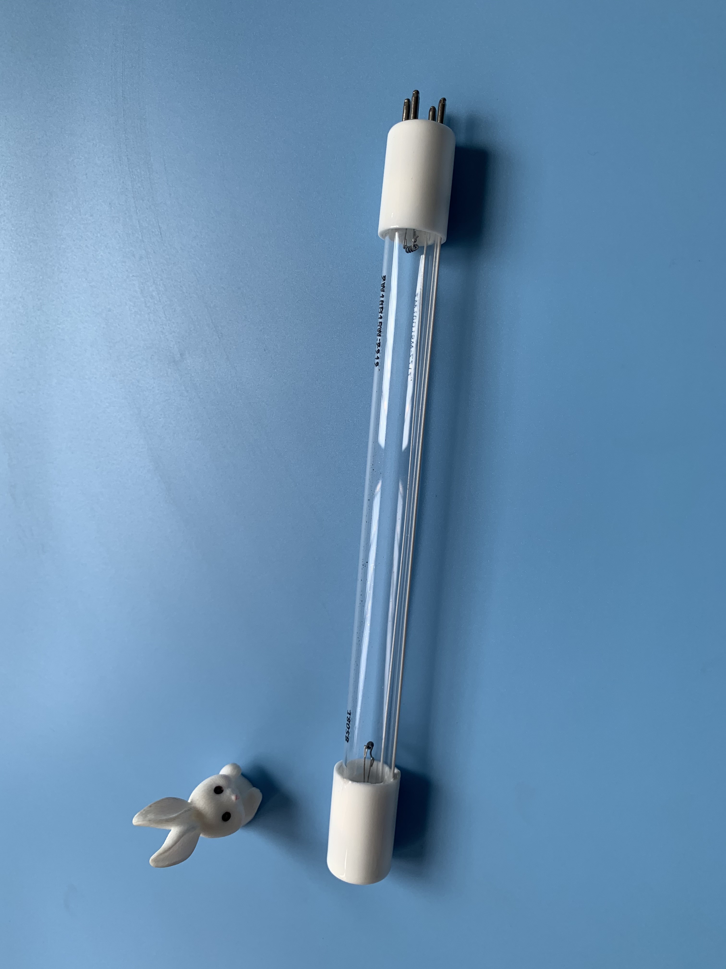 Quartz 10W 212mm Waste Gas UV Light Tubes Kill Mite UVC Disinfection Lamp