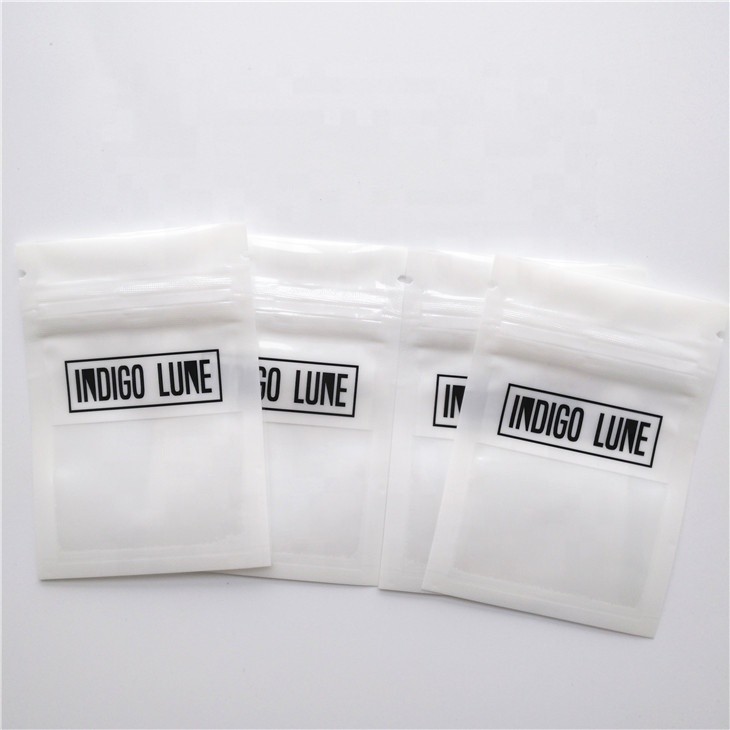 Small Plastic Flat Zipper Pouch for Jewelry Earrings Bracelet packing