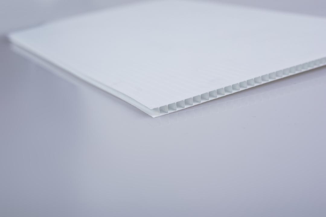 Clear White PP Hollow Sign Berrerage Pallet Board ODM Corrugated Plastic For Greenhouse