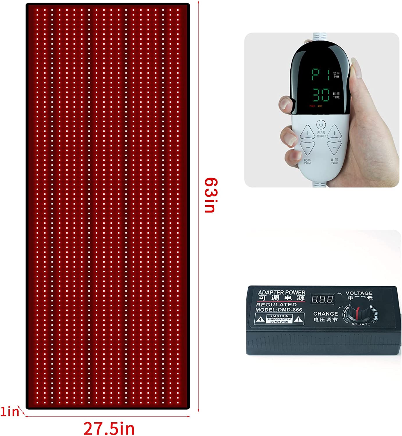Full Body Red Infrared Led Light Therapy Mat Sleeping Bag 90W OEM