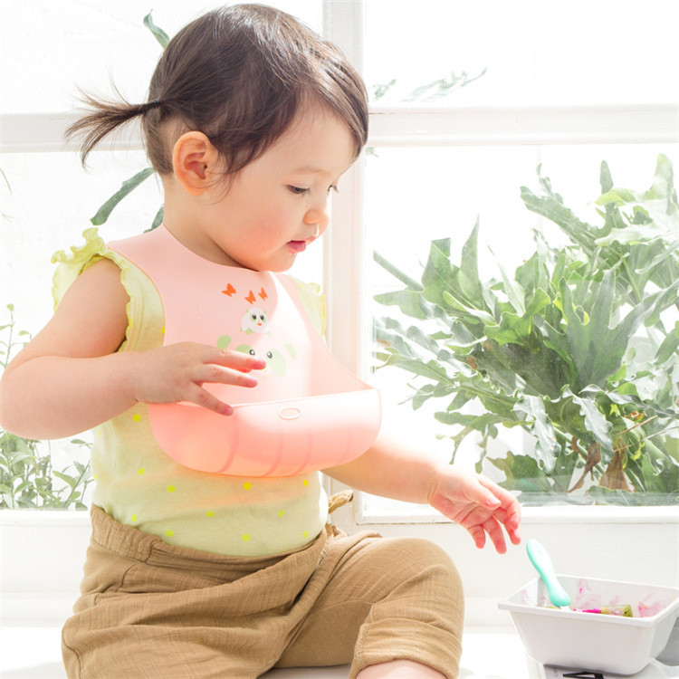 Silicone Disposable Bibs For Infants