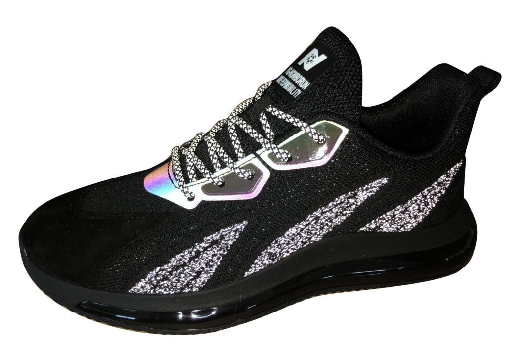 New Reflective Fashion Outdoor Walking Sneaker Shoes 2021 Factory Wholesale High Quality Men Reflective Casual Running Sports Shoes